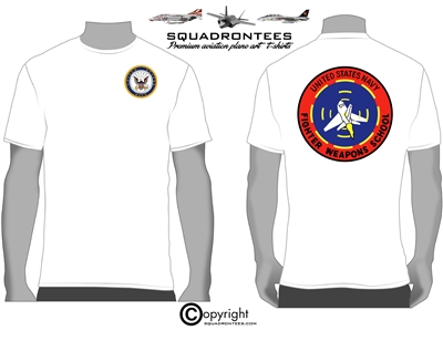 Women's Top Gun Distressed Fighter Weapons School T-Shirt
